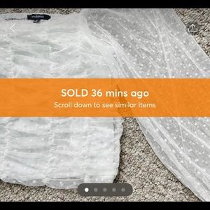 SOLD White Off-Shoulder Puff Sleeves Ruched Top